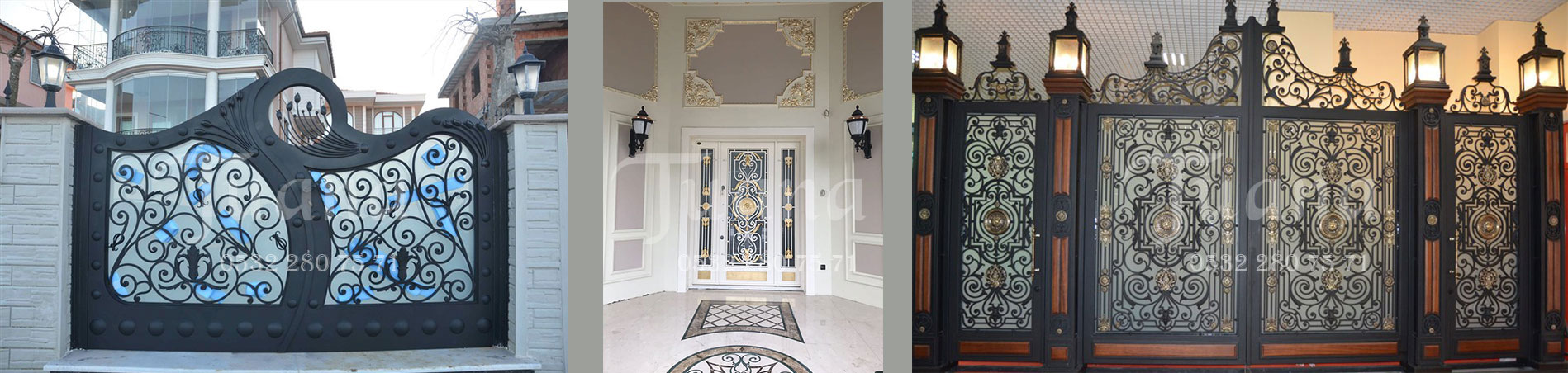 Tuana Ferforje - Villa Kapıları - Garaj Kapıları - Bahçe Kapıları - Merdiven Korkulukları