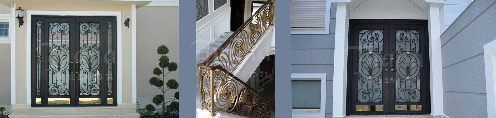 Tuana Ferforje - Villa Kapıları - Garaj Kapıları - Bahçe Kapıları - Merdiven Korkulukları